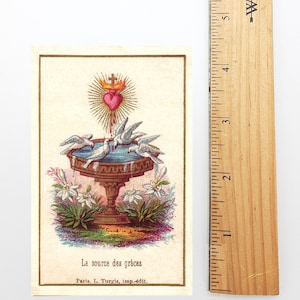 Source of Graces Holy Card – pak van 10/100/1000 – gerestaureerde vintage heilige kaart
