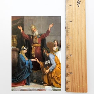 ¡Nuevo! Estampa de boda – Alexandre-François Caminade – paquete de 10/100/1000 – Oración de la misa de boda católica