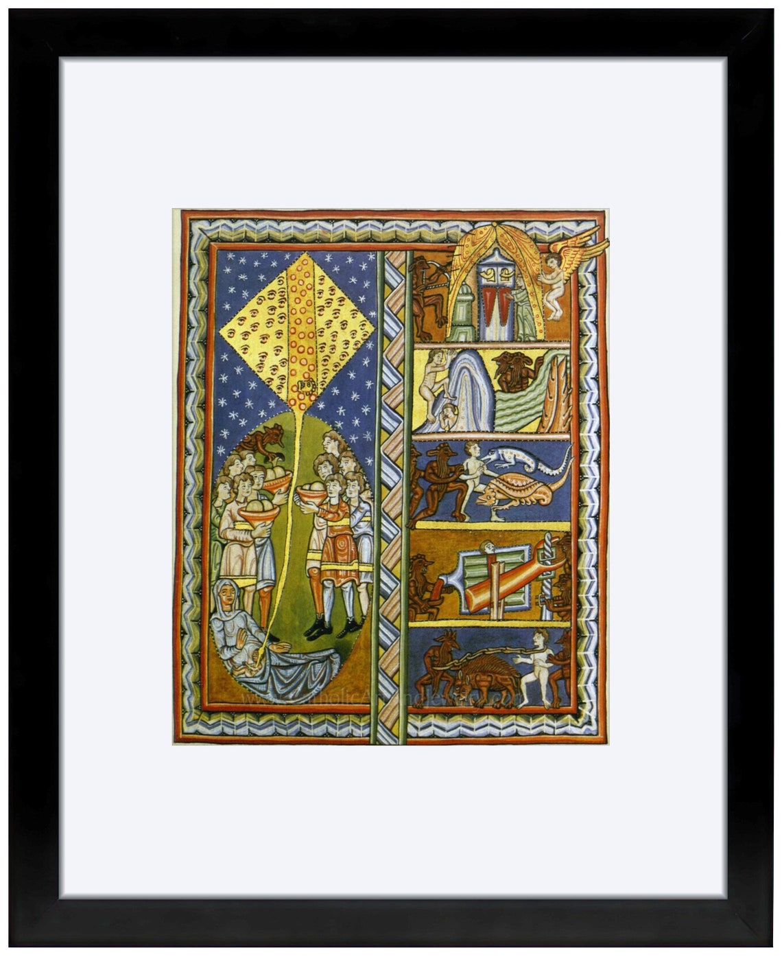 Hildegard of Bingen – "embodiment of Soul" – Catholic Art Print ...