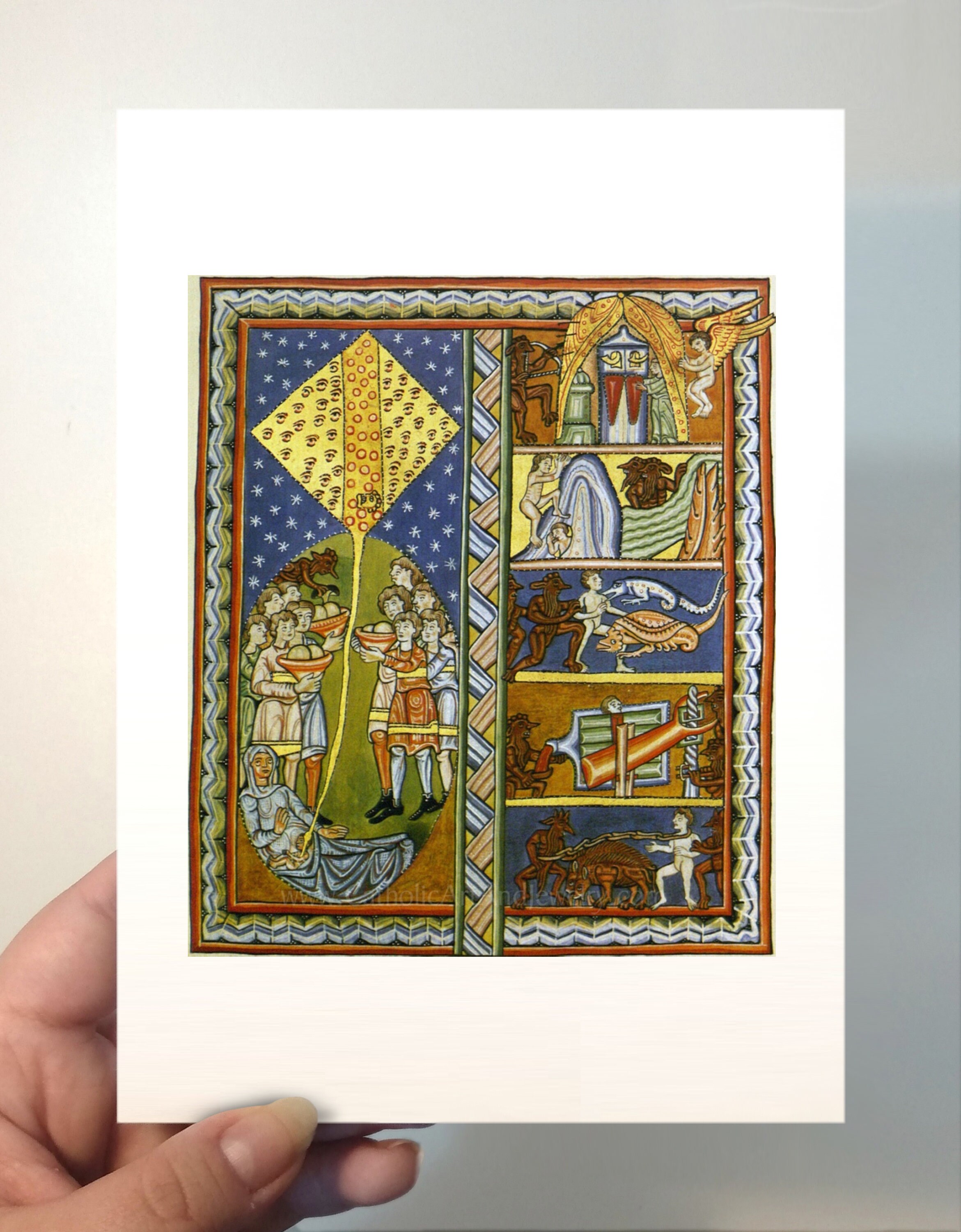 Hildegard of Bingen – "embodiment of Soul" – Catholic Art Print ...