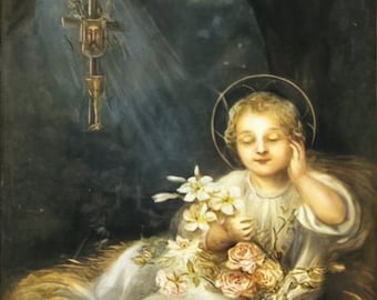 St Therese's Dream of the Child Jesus – Painting by St Therese of Lisieux – 3 sizes – Catholic Art Print