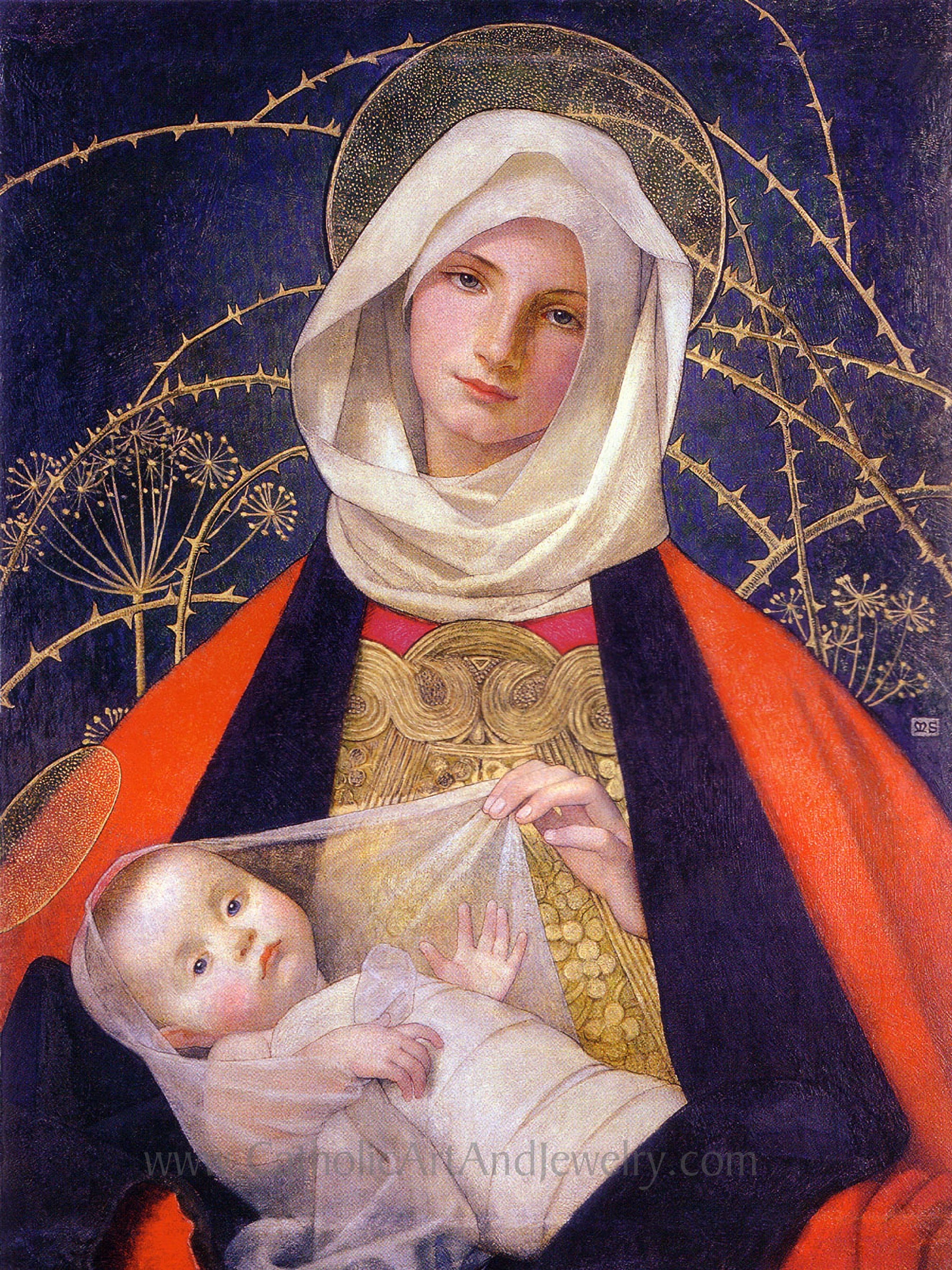 Madonna and Child – by Marianne Stokes – 5 Sizes - Etsy
