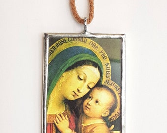 Christmas Ornament Our Lady of Good Counsel Madonna and Child