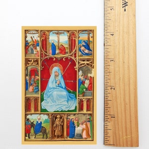 Carte sainte - Notre-Dame des Douleurs - lot de 10/100/1000 - Carte sainte vintage restaurée