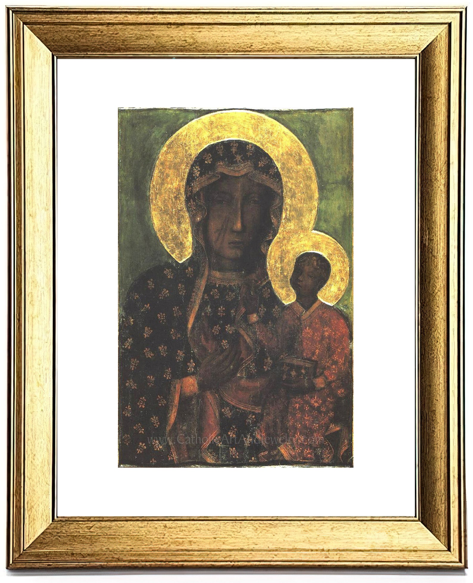Original Black Madonna – Our Lady of Czestochowa – Catholic Art Print ...