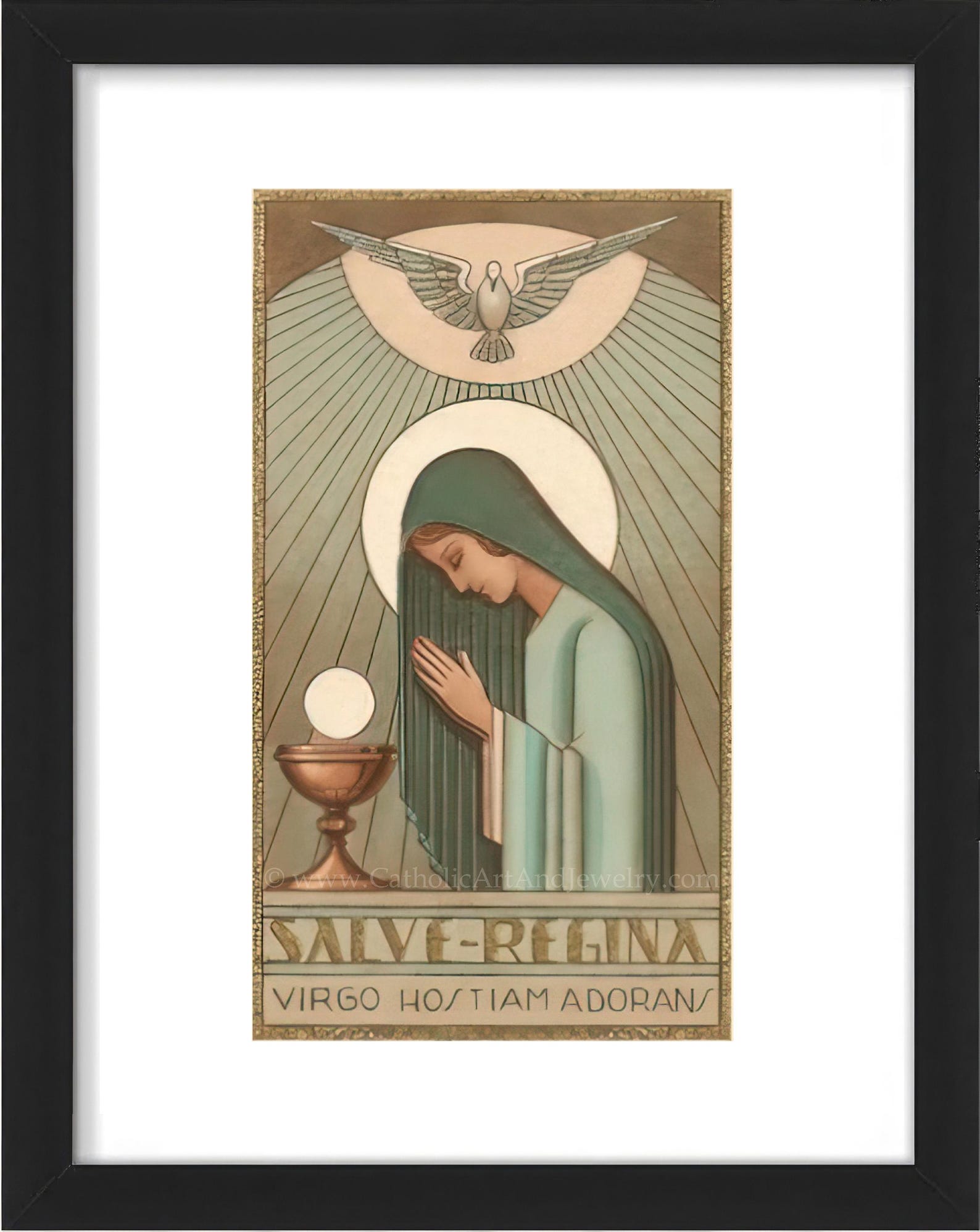 Salve Regina – Hail Queen of Heaven – Based on a Vintage French Holy ...