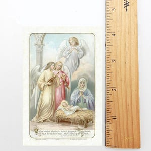 Novità! Cartolina di Natale n. 19 – Una Benedizione Natalizia – confezione da 10/100/1000 – Regalo di Natale – Cartolina d'epoca restaurata