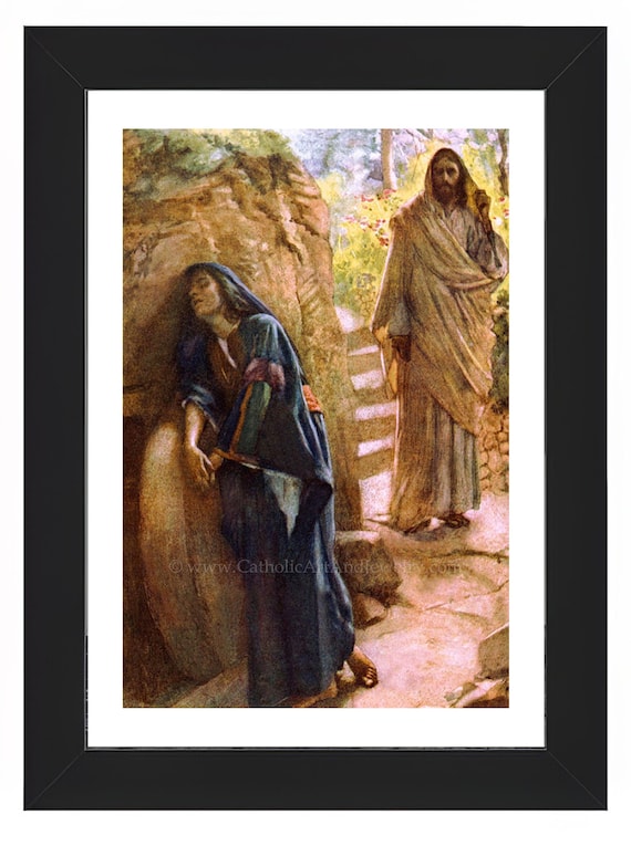 Mary Magdalene at the Empty Tomb – Harold Copping – Archival
