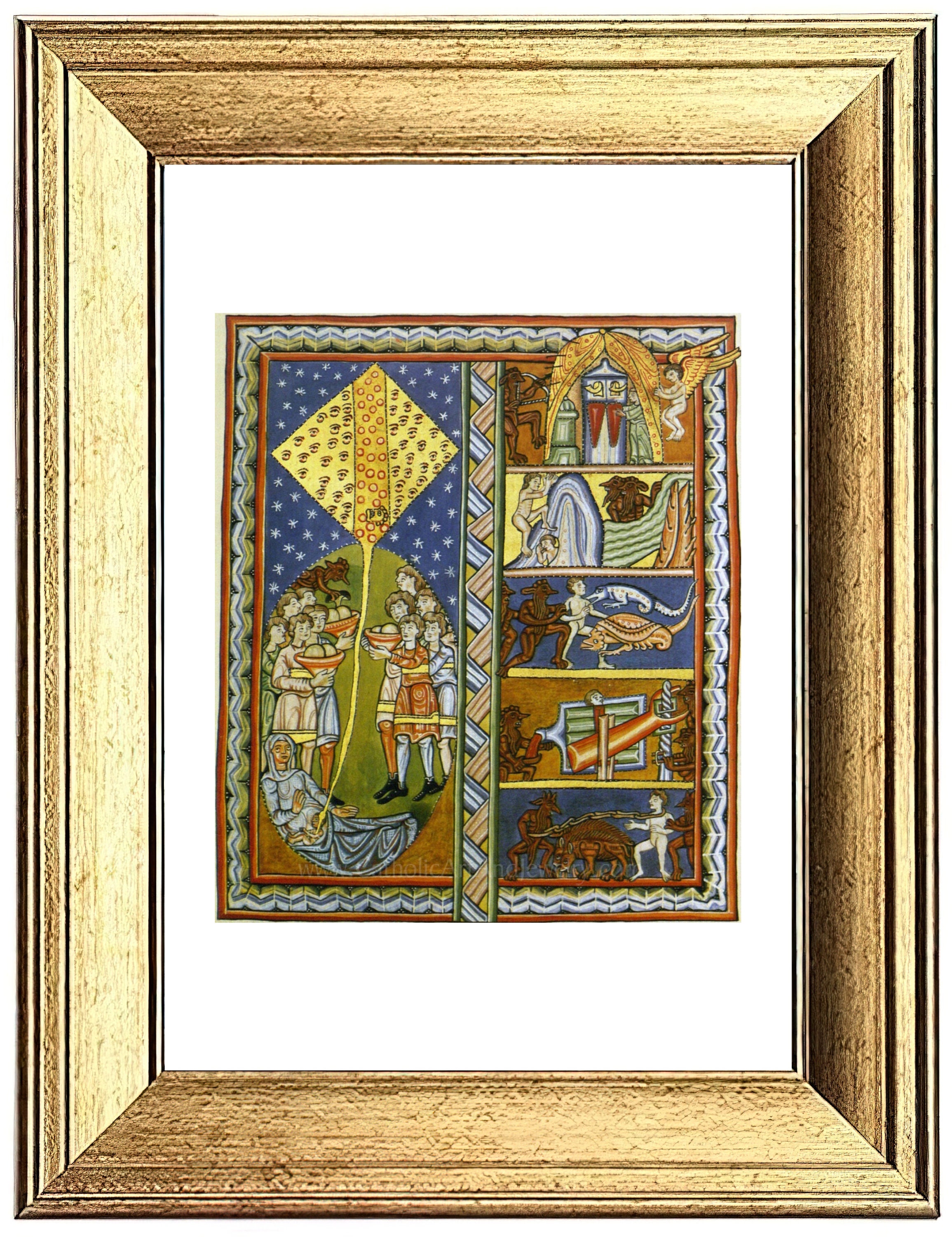 Hildegard of Bingen – "embodiment of Soul" – Catholic Art Print ...