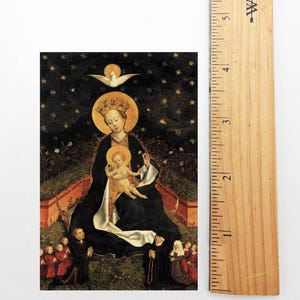 Novità! Immagine sacra Madonna della Luna Crescente – Preghiera alla Madonna – confezione da 10/100/1000