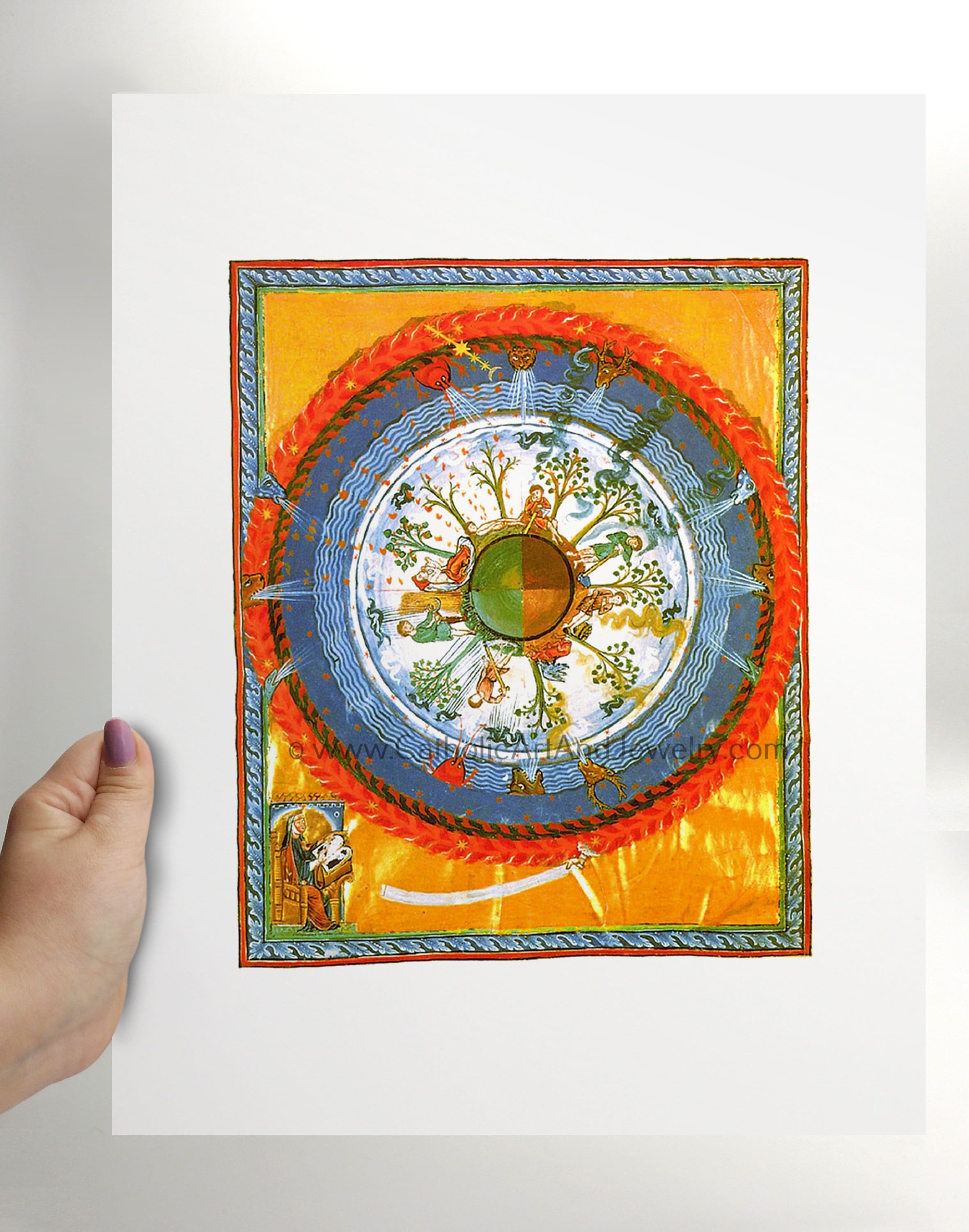 ヒルデガルト・フォン・ビンゲン – 「宇宙、肉体、魂」 – カトリック