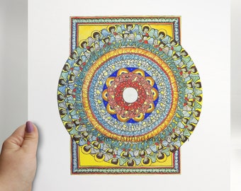 ヒルデガルト・フォン・ビンゲンの芸術作品：万物は創造を祝う – 紀元