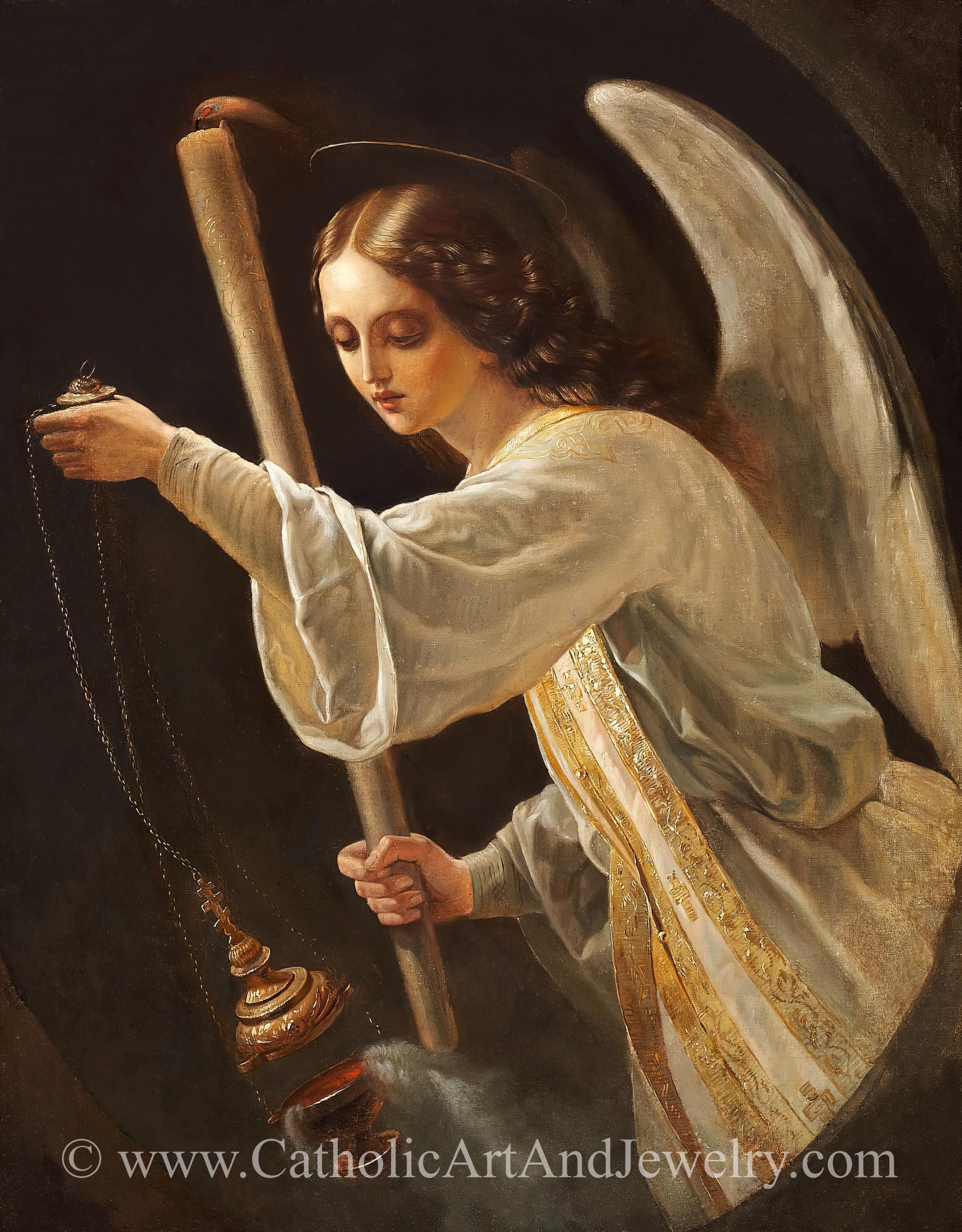 Angel With Incense Burner– Carl Timoleon Von Neff – Beautiful