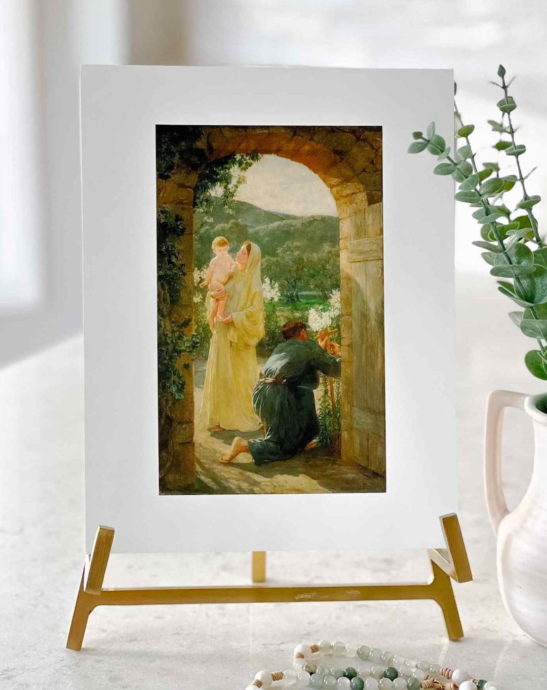 The Holy Family by Their Home – 