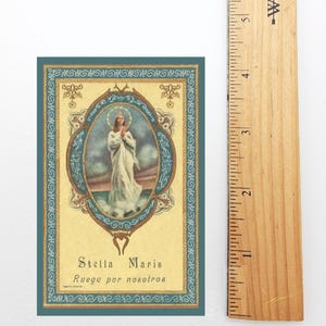 Star of the Sea Holy Cards – Restored Stella Maris Holy Card from Argentina – pack of 10/100/1000