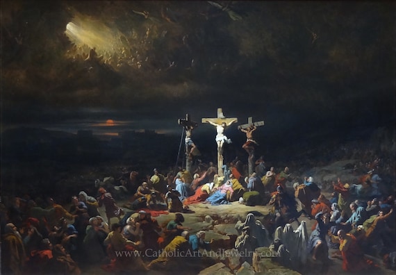 Jesus Crucifixion Painting