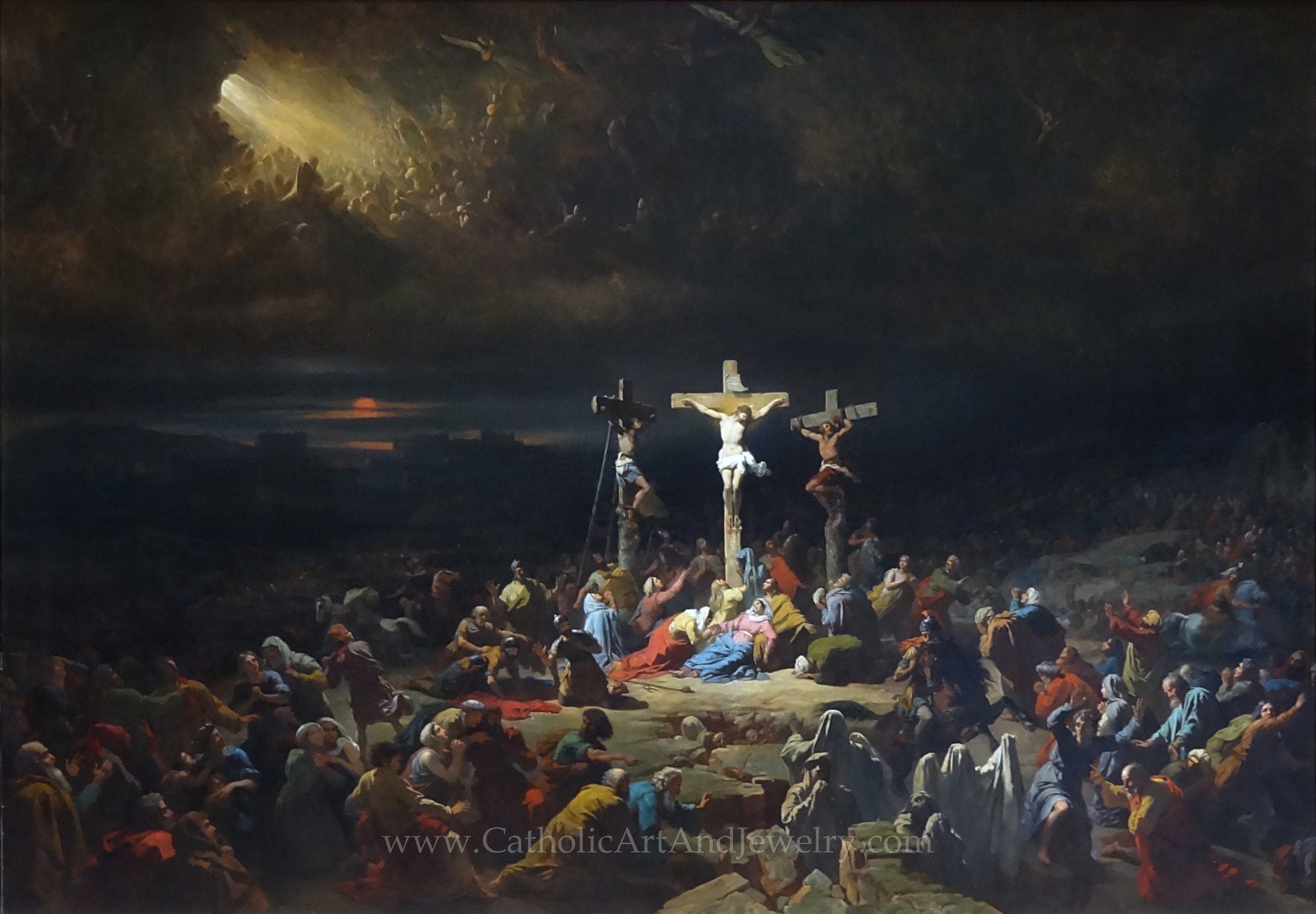 The Last Sigh of Christ – Crucifixion – by Julien-michel Gué