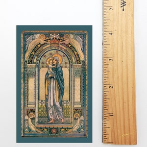 Morning Offering Holy Card – pack of 10/100/1000  – Madonna and Child Holy Card