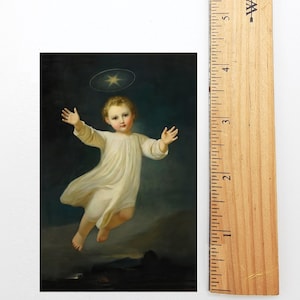 Neu! Weihnachtsheilige Karte #13 – Das Christkind – 10/100/1000 Stück – Weihnachtskarte – Christkind – Christkind in Weihnachten! - Restaurierte Vintage Karte