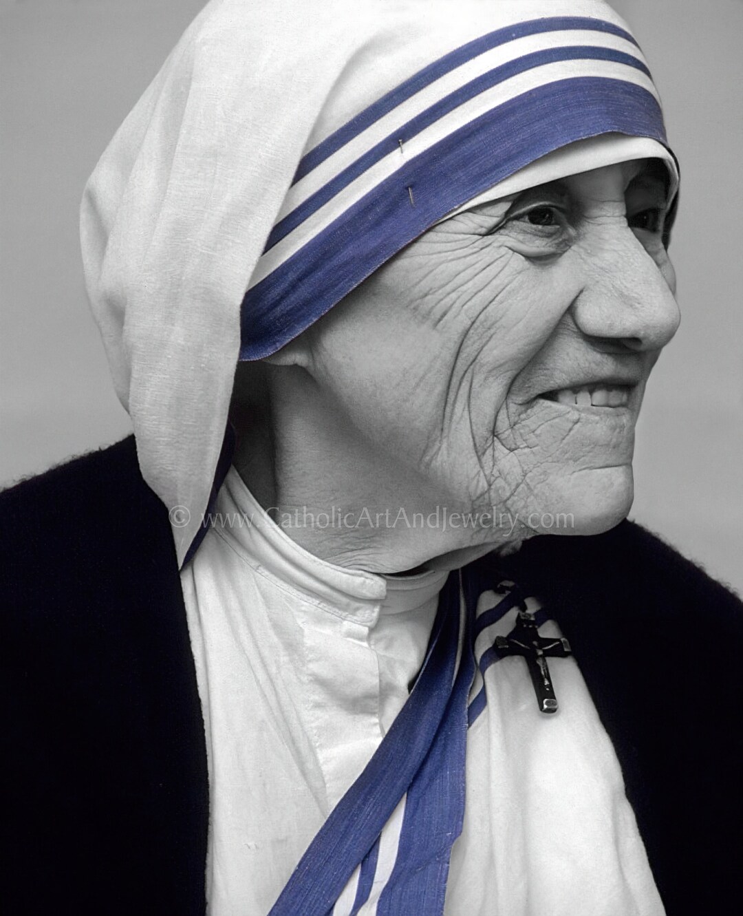 Mother Teresa Exclusive Photo Restoration St Teresa Of Calcutta 