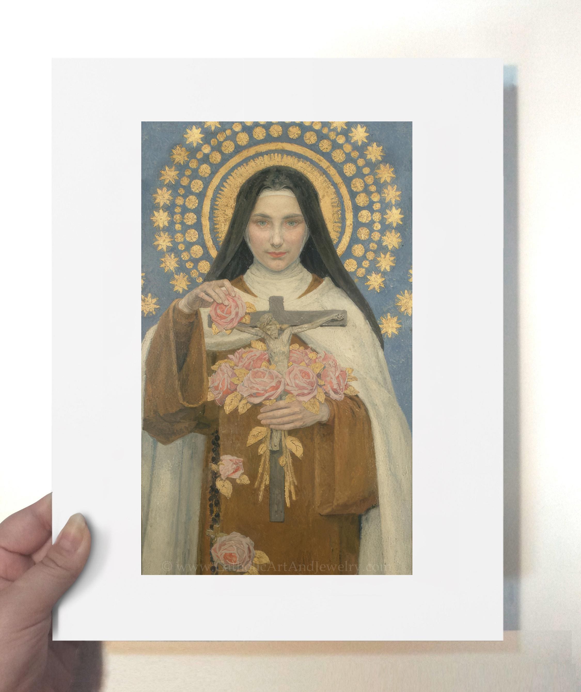 St Therese of Lisieux – Edgar Maxence – Beautiful Catholic Artwork