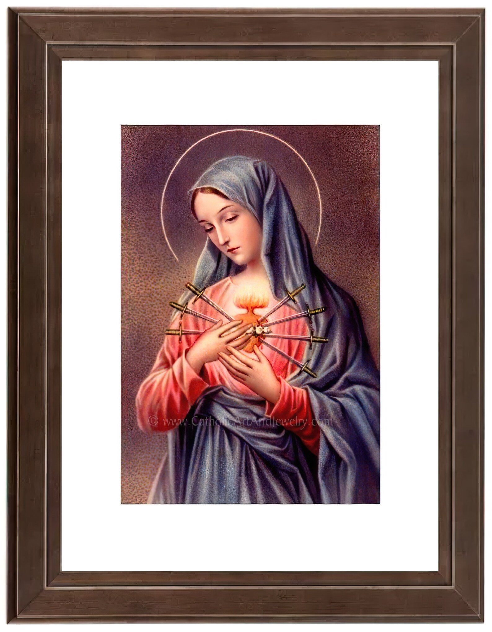 Our Lady of Sorrows Traditional Catholic Art Print - Etsy