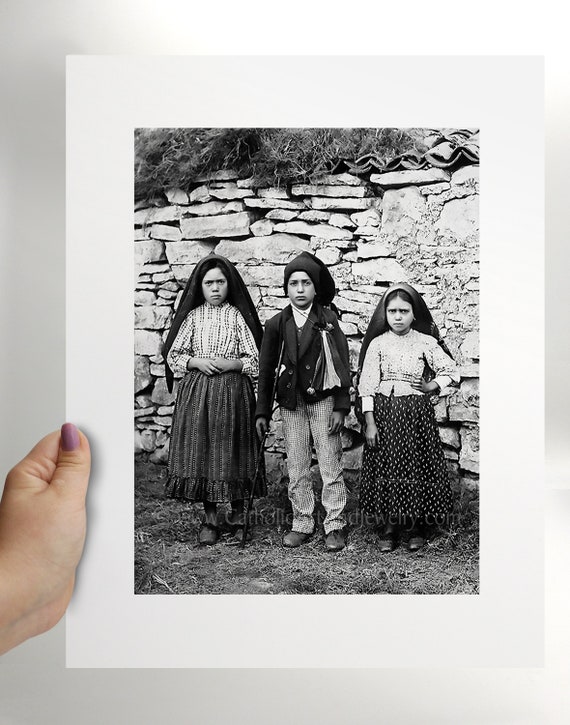 Fatima Saints Restored Photo (sister Lucia, Sts Francisco and