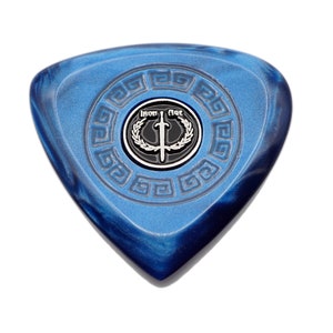 LEGATUS Guitar Pick (Single), Glow in the Dark, Handcrafted Acrylic, Boutique Plectrum