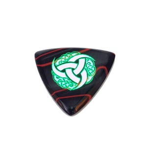 ODIN'S HORN Guitar Pick (Single), Glow in the Dark, Handcrafted Acrylic, Boutique Plectrum