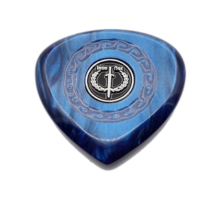 BELLONA Guitar Pick (Single), Glow in the Dark, Handcrafted Acrylic, Boutique Plectrum