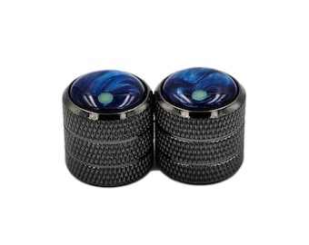 Perilla de guitarra azul imperial (pieza única, perillas individuales)