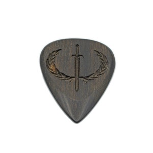 Macassar Ebony Spearhead Guitar Pick