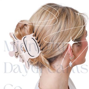 Large Vertebra Cross Section Hair Clip