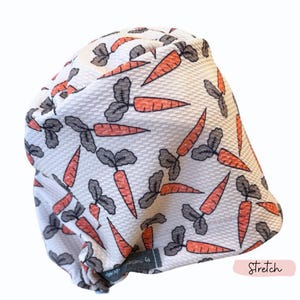 Stretch Knit Carrots Euro Scrub Hat