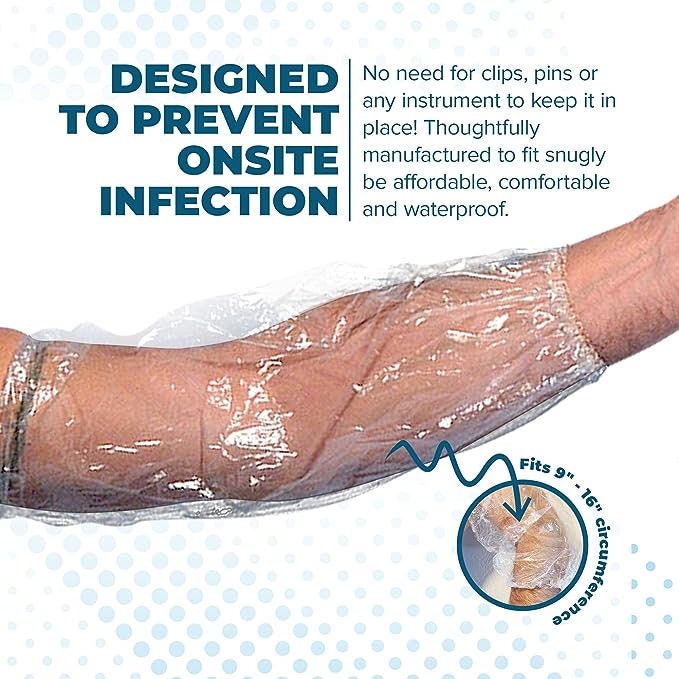 PICC LINE Covers for Showers 7 Pack SMALL Elbowknee Waterproof Wound