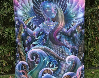 Art Tapestry  "Liquid Resonance"