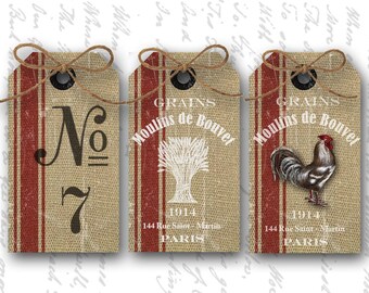printable gift tags vintage hang tags birdcage cards etsy