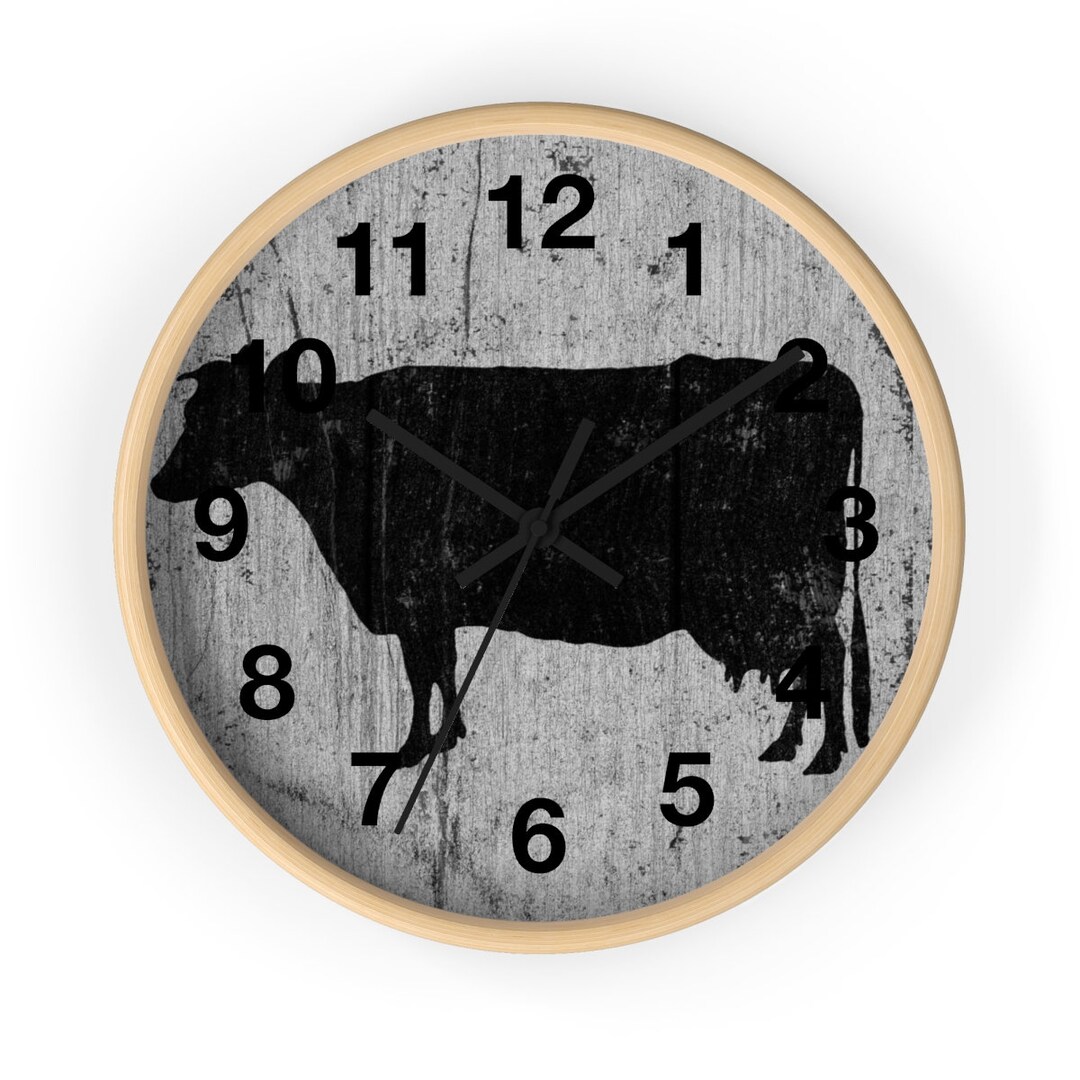 Farm Gifts Farm Clock Farm Clocks Cow Gifts for Cow Lovers Etsy