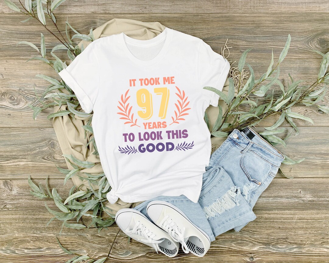 97 Year Old Birthday 97 Year Old Female 97 Years Loved 97th - Etsy