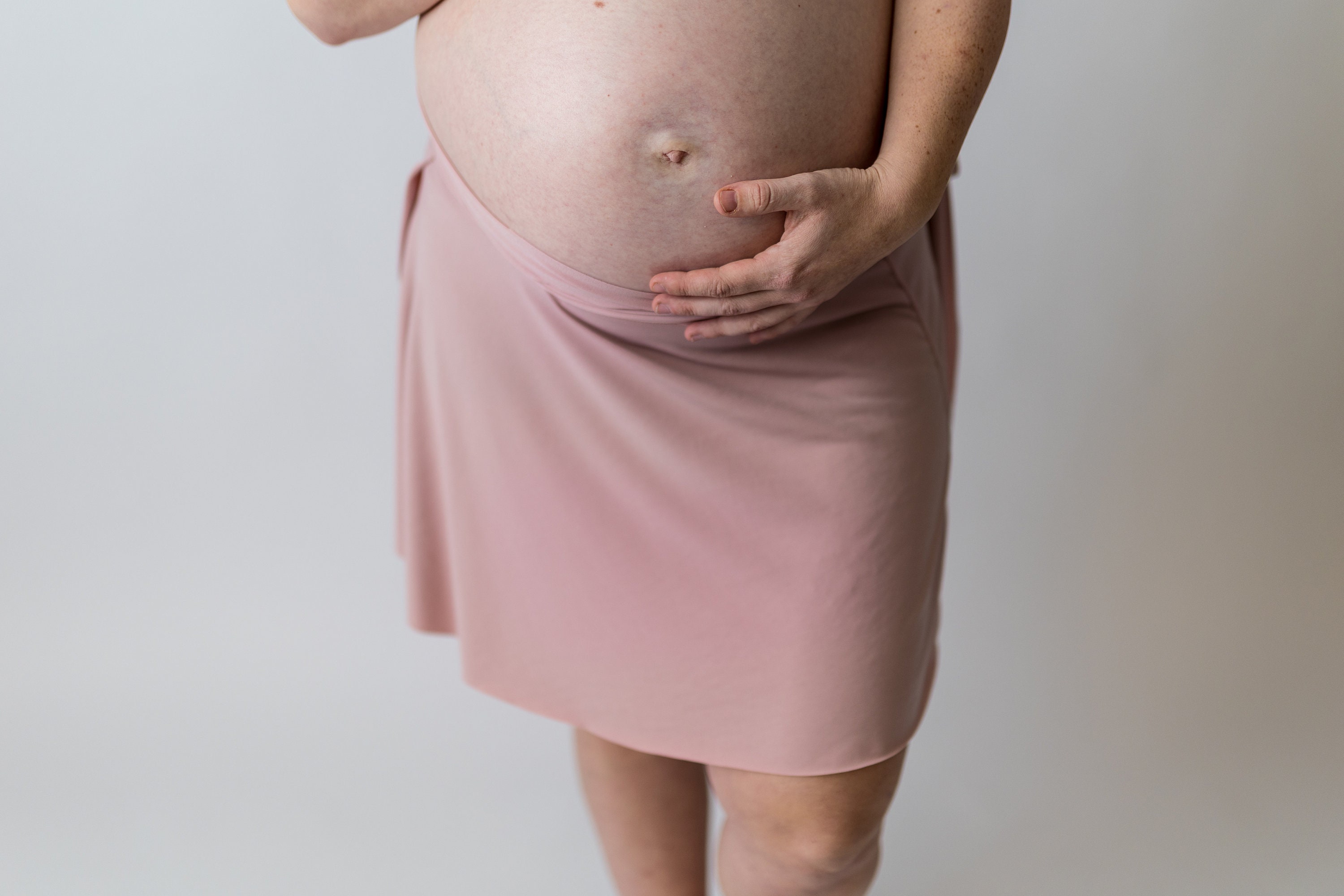 Blush Labour Skirt. Labour Outfit. Made in Canada. Water Birth