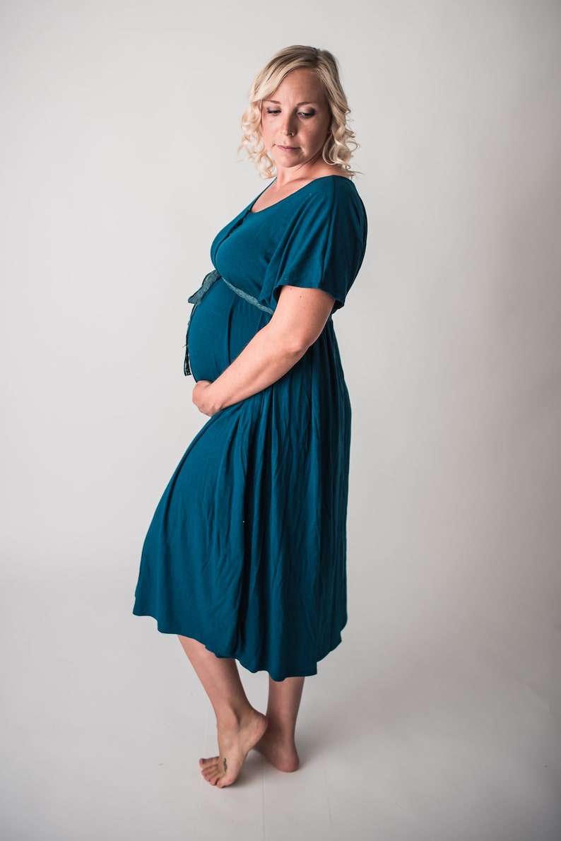 labor and postpartum gown