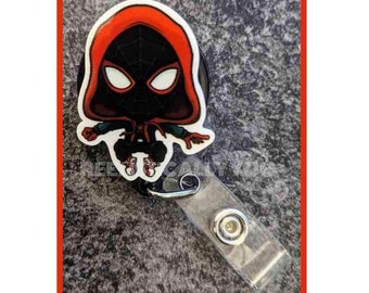 Badge Reel | Badge holder | Lanyard | boy hero in a cape | African American boy | black boy joy | heros | courageous | ADD beads!