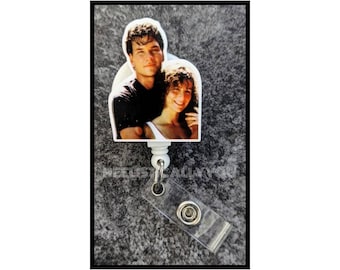Badge Reel | Badge holder | Baby corner | Lanyard | classic movie dancing | time of my life | first love retro movie | Get beads added!