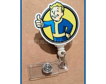 Badge Reel | Badge holder | board game | nostalgia | game night | property game | family game | longest game ever | cartoon man | ADD beads!