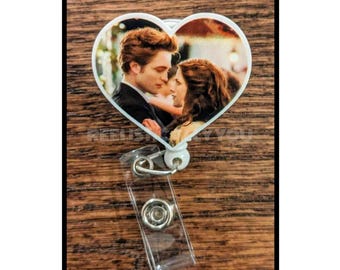 Badge Reel | Badge holder | Lanyard | Undead couple love story | teen blood suckers | love of my life | sparkle | live forever | ADD bead