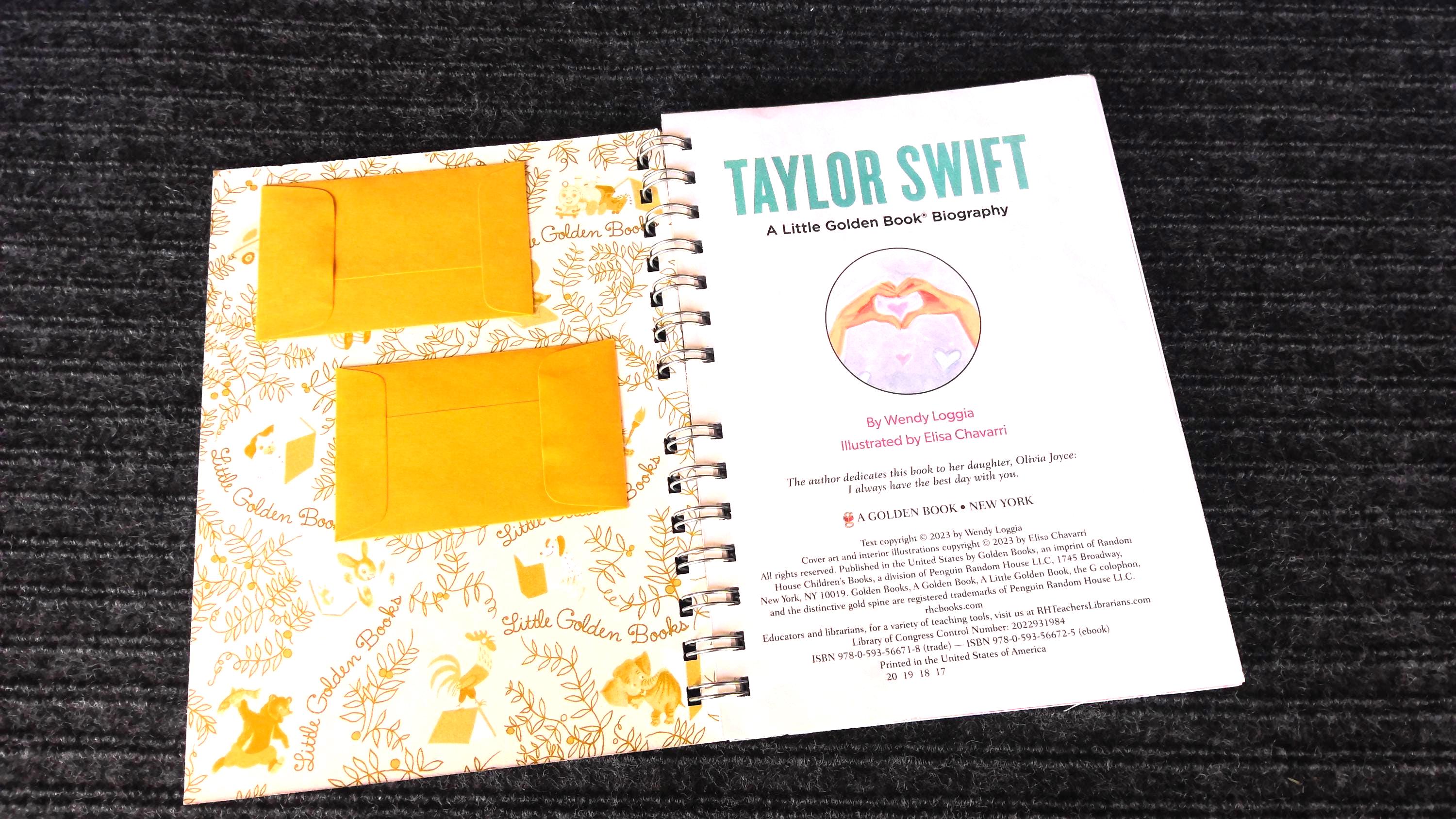 Upcycled Taylor Swift Book Journal: Handmade Travel Diary for
