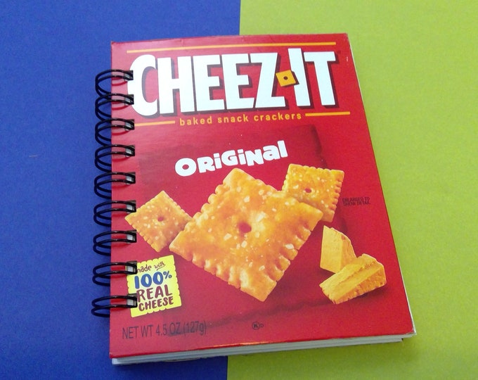 Cheezit, Candy Box Notebook, Theatre Candy Box Junk Journal Wirebound