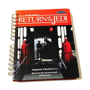 Star Wars: Return of the Jedi Storybook Journal – Upcycled Recycled Book Journal, Sci-Fi Notebook, Gift for Star Wars Fans, Junk Journal
