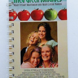 Fried Green Tomatoes VHS notebook, movie notepad, junk journal recycled notebook, upcycled, repurposed, unique gift, vhs movie, sketchbook,