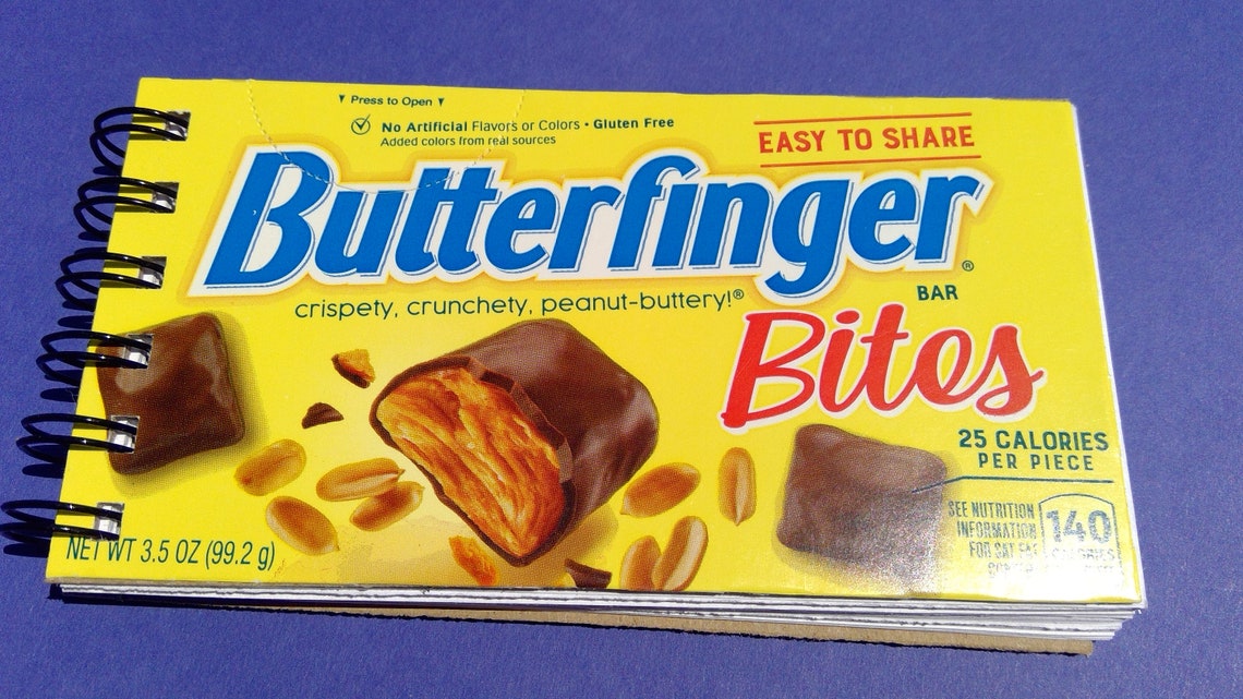 Butterfinger Candy Box Notebook Theater Candy Notebook Etsy